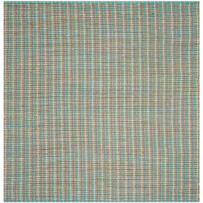 Cape Cod CAP831 Hand Woven Area Rug - Green - 6'x6' - Safavieh.