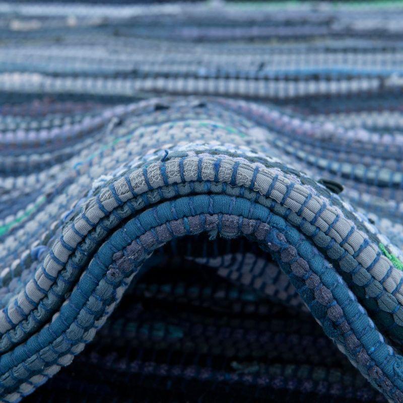 Unique Loom 2' 7 x 9' 10 Striped Chindi Cotton Runner Rug