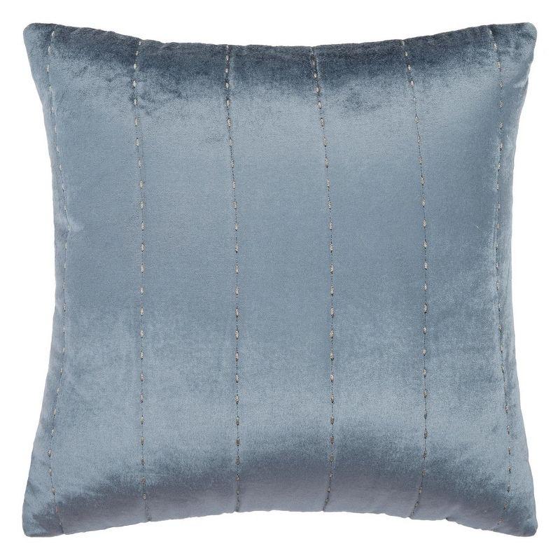 Embroidered Reversible Throw Pillow