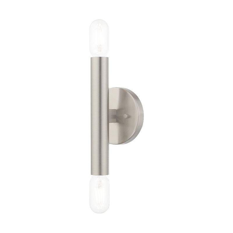 Livex Lighting Copenhagen 2 - Light Wall Light in  Brushed Nickel