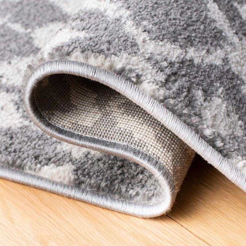 Mercer MRE414 Power Loomed Area Rug - Grey/Cream - 8'x10' - Safavieh.