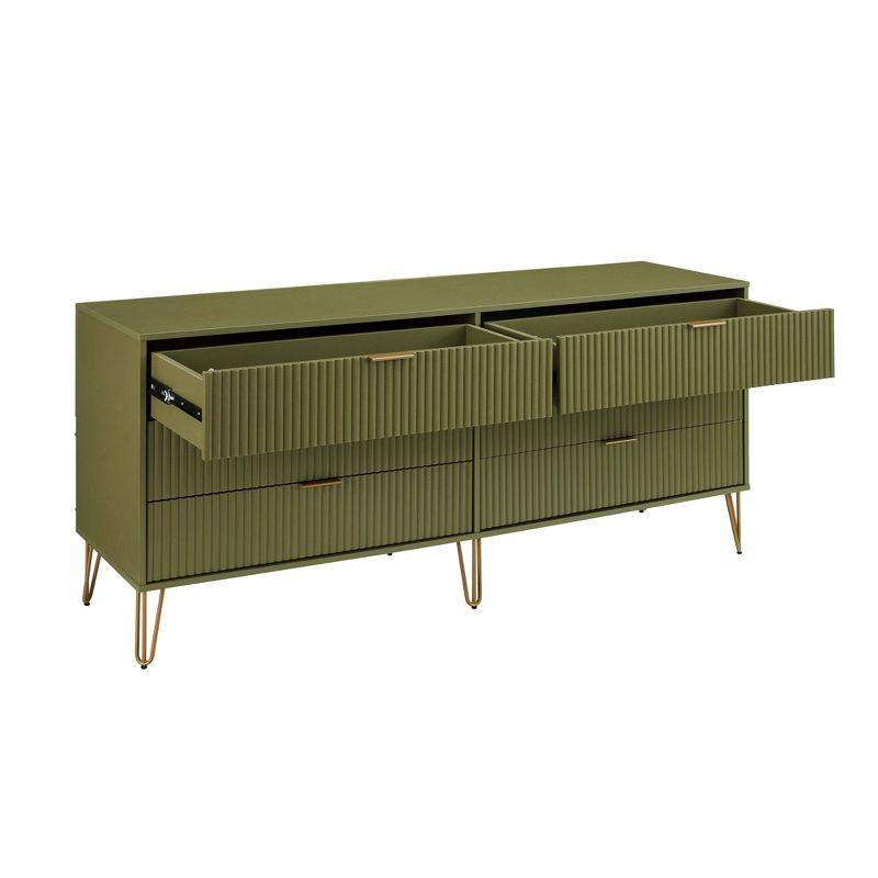 Manhattan Comfort Dumbo 6 Drawer Double Dresser