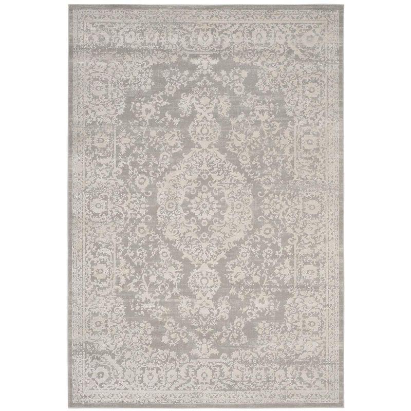 Princeton PRN713 Power Loomed Indoor Accent Rug - Grey/Beige - 2'6"x4' - Safavieh.