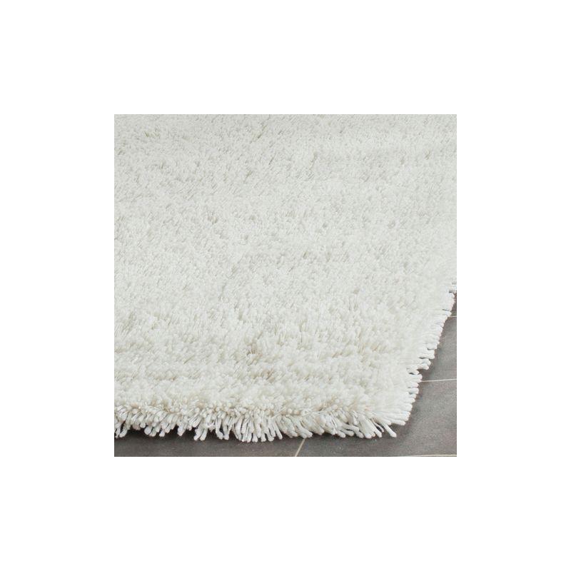 Classic Shag Ultra SG240 Hand Tufted Indoor Area Rug - White - 9'6"x13'6" - Safavieh