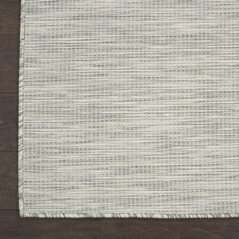 Nourison Positano POS01 Indoor/outdoor Area Rug - Light Grey 3' x 5'