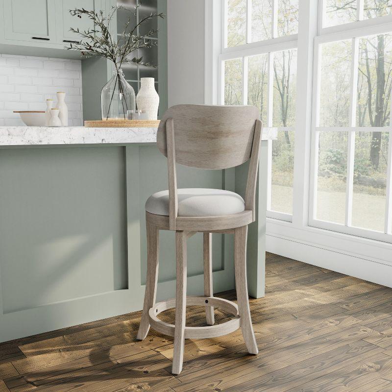 Sloan Swivel Counter Height Barstool Gray - Hillsdale Furniture