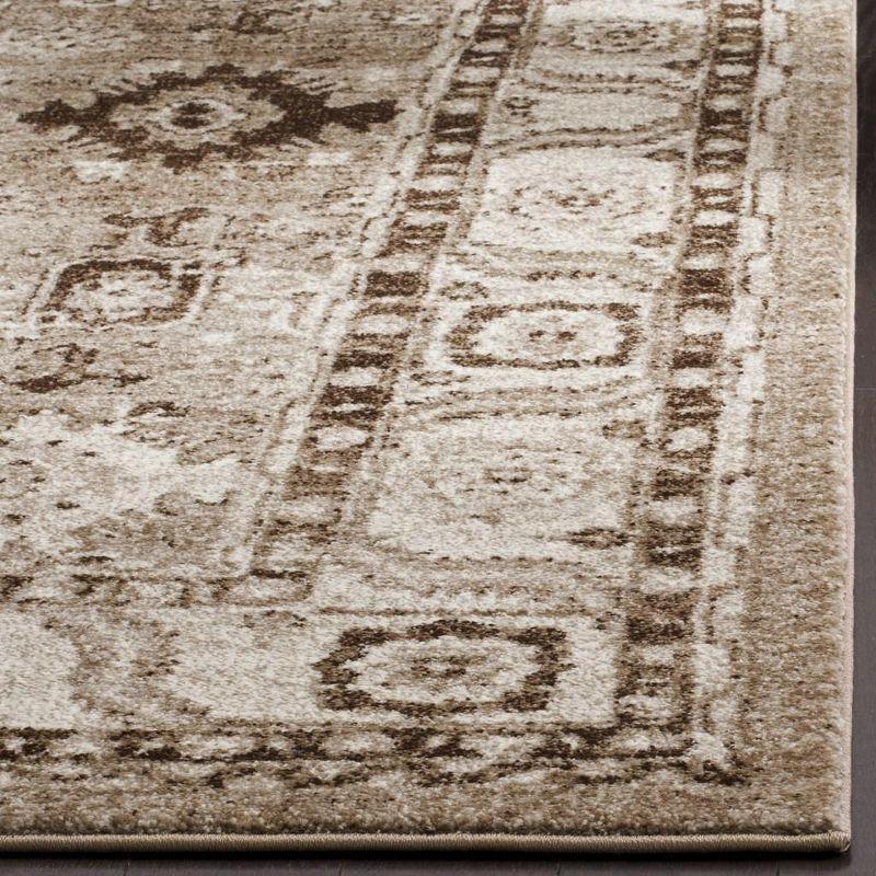 Antique Taupe Persian-Inspired 5'3" x 7'6" Synthetic Area Rug