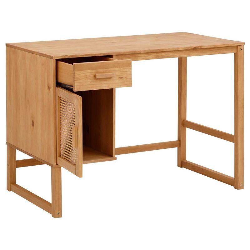 Ren Home Talo Desk with Closed Storage and Drawer