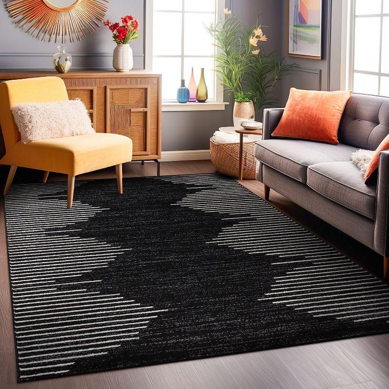 World Rug Gallery Bohemian Stripe Area Rug