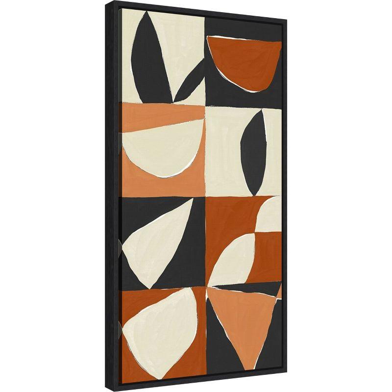 Amanti Art Mayan Pattern II by Isabelle Z Canvas Wall Art Print Framed 14 x 27-in.