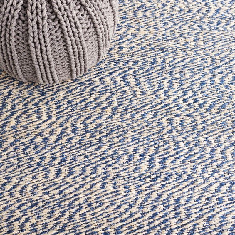 Natural Fiber NF448 Hand Woven Indoor Area Rug - Blue/Ivory - 6'x9' - Safavieh.