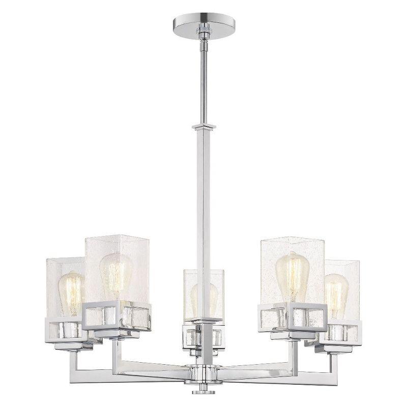 Livex Lighting Harding 5 - Light Chandelier in  Polished Chrome