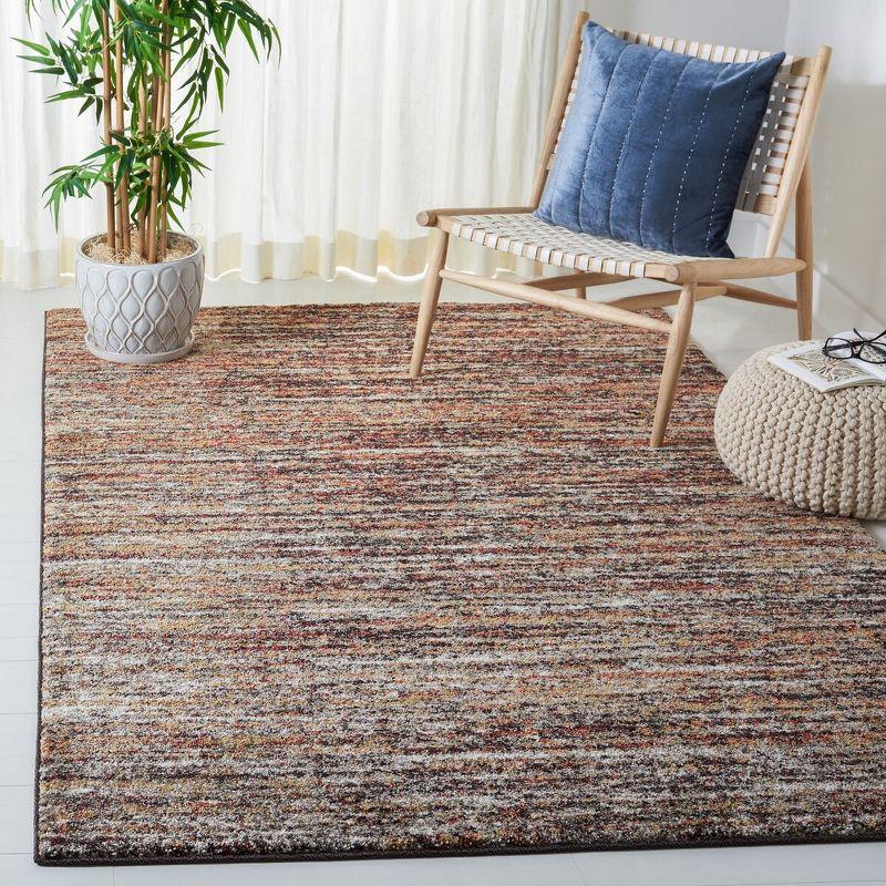 Retro RET2133 Power Loomed Indoor Area Rug - Ivory/Gold - 4'x6' - Safavieh.