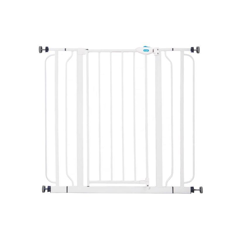 Extra Tall White Metal Retractable Safety Gate