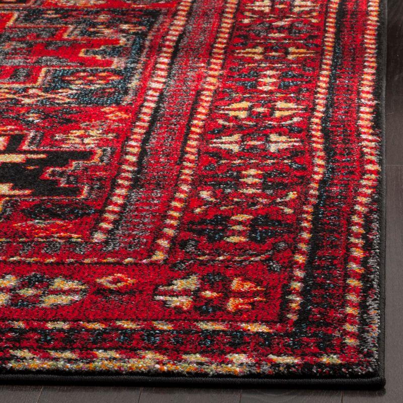 Vintage Hamadan VTH213 Power Loomed Indoor Area Rug - Red/Multi - 6'7"x9' - Safavieh