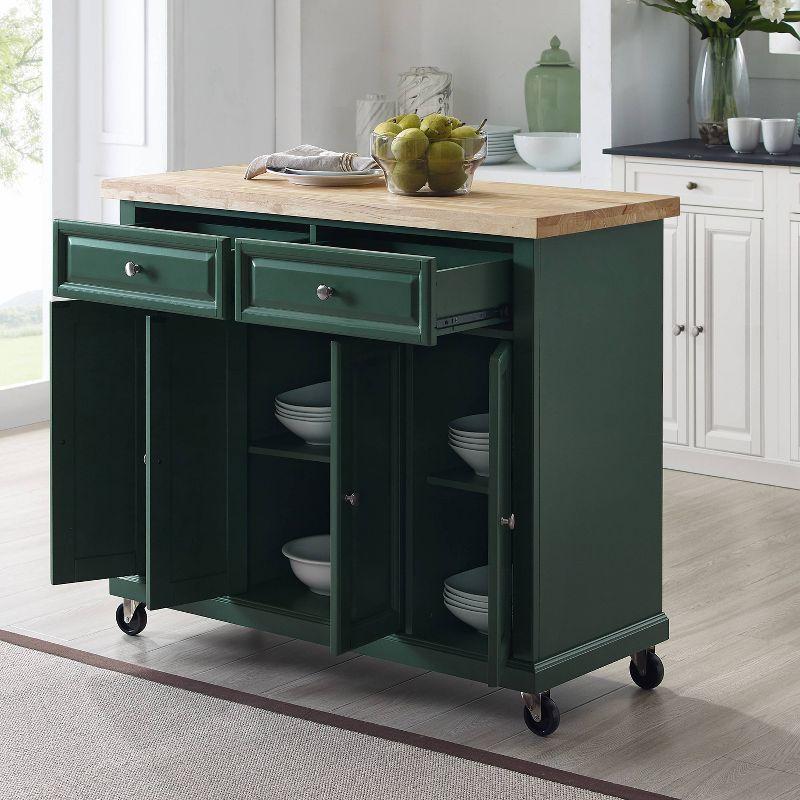 Madison Solid Wood Top Kitchen Island