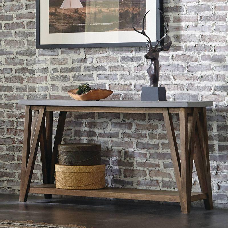 Efsun 15'' Solid Wood Console Table