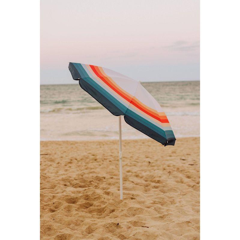 Picnic Time 5.5' Tilt Beach Umbrella with Carry Bag