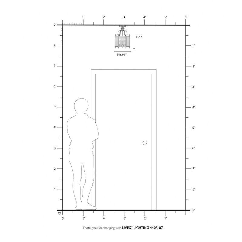 Livex Lighting Livingston 3 - Light Chandelier in  Bronze