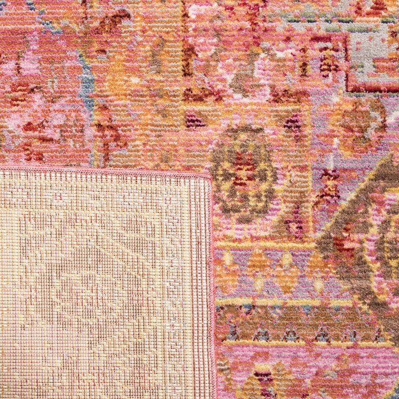 Valencia VAL216 Power Loomed Area Rug - Multi - 6'7"x6'7" - Safavieh.