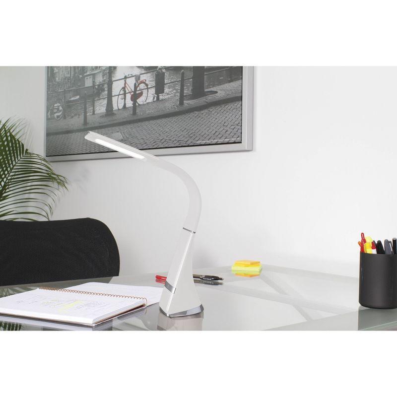 OttLite OttLite Wellness Recharge LED Desk LampPortable, Dimmable & Flexible Gooseneck, Rechargeable Battery