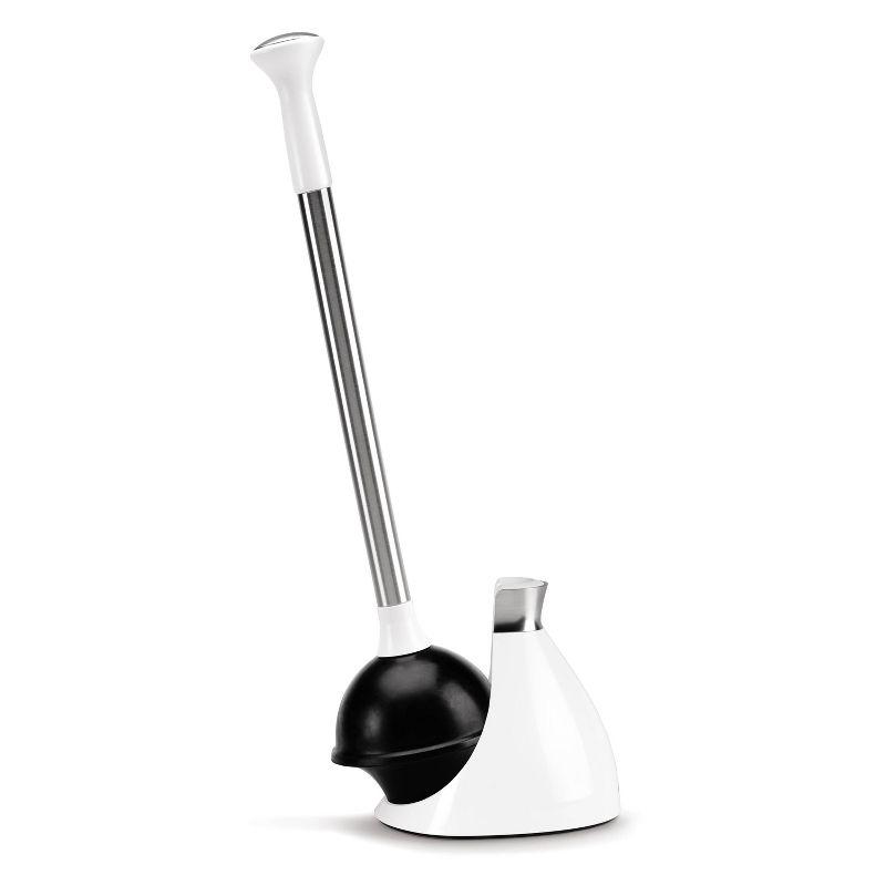 Simplehuman Toilet Plunger and Caddy Stainless Steel