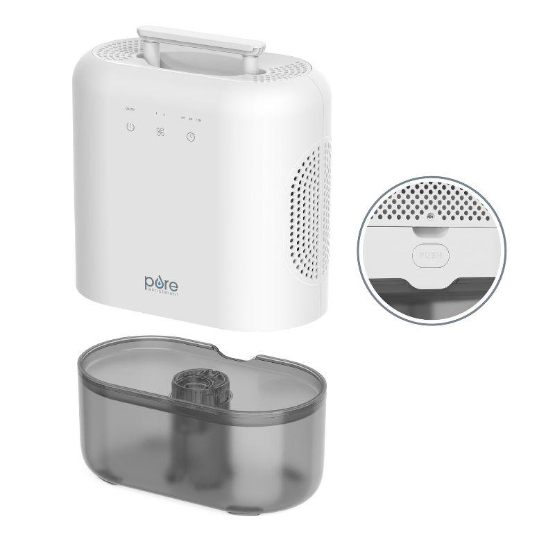 Pure Enrichment Pure Dry Elite Dehumidifier White: Small Room & Bathroom, 20 Oz/Day, Auto Shut-Off, 100-300 Sq. Ft.