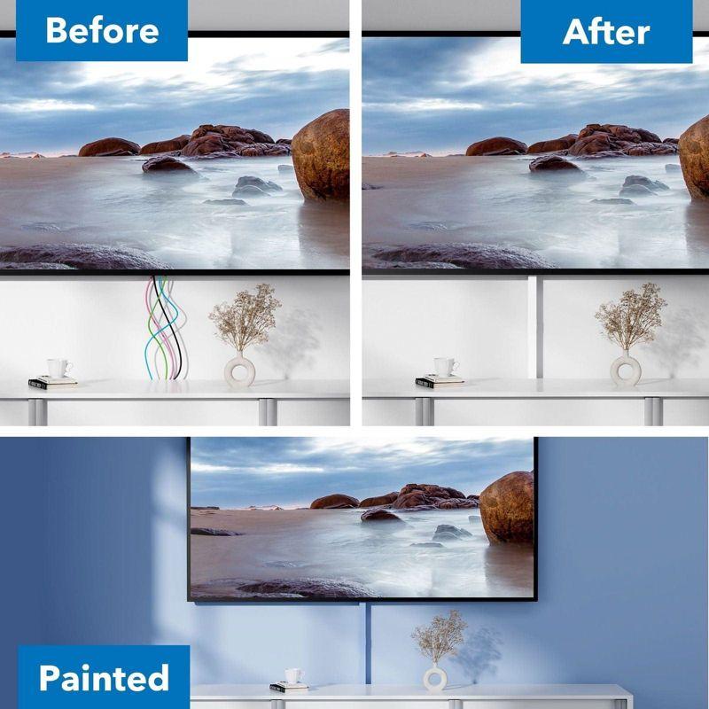 Mount-it Mount-it On-wall Tv Cable Concealer Kit, White