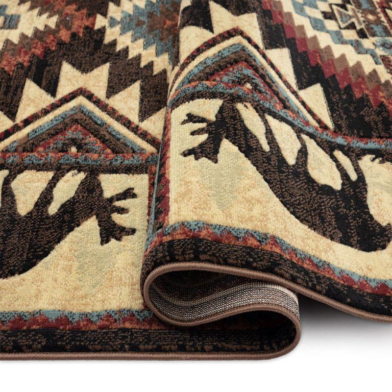 Home Dynamix Buffalo Southwest Lodge Moose Area Rug