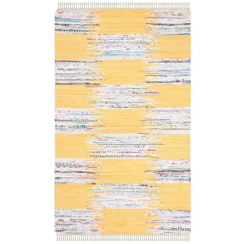 Montauk MTK721 Hand Woven Indoor Accent Rug - Yellow/Multi - 3'x5' - Safavieh.