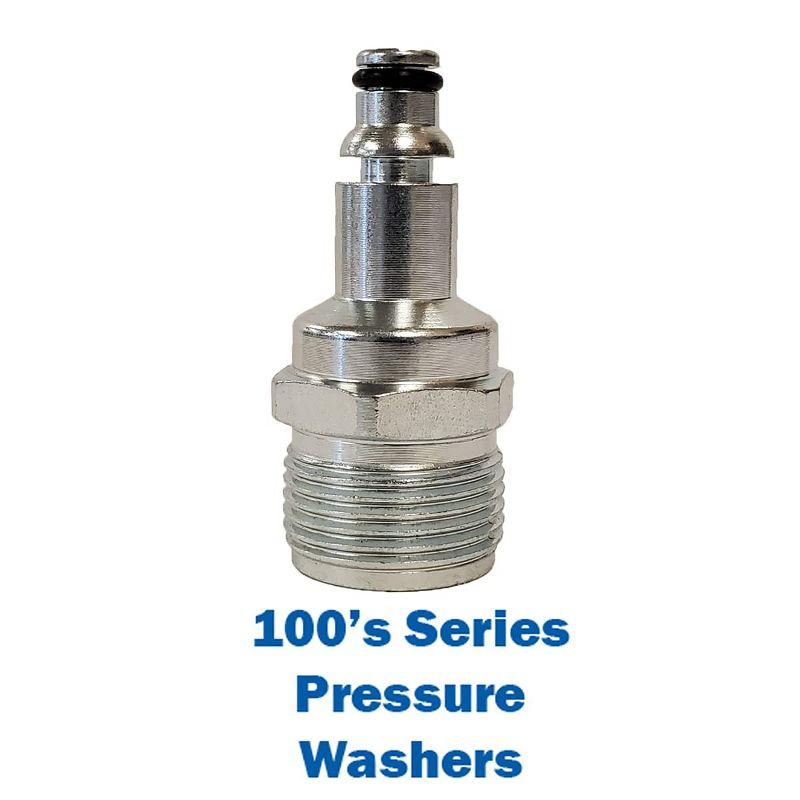 AR Blue Clean Pressure Washer Hose Kit, with 300 Series & Garden Hose Transfer Adapter