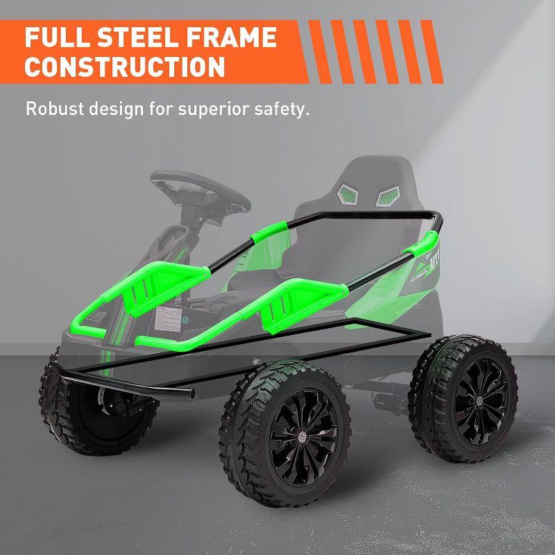 24V 4x4 Ride On Toy for Big Kids, 4x85W 6MPH Ride On UTV Car w/Parent Remote