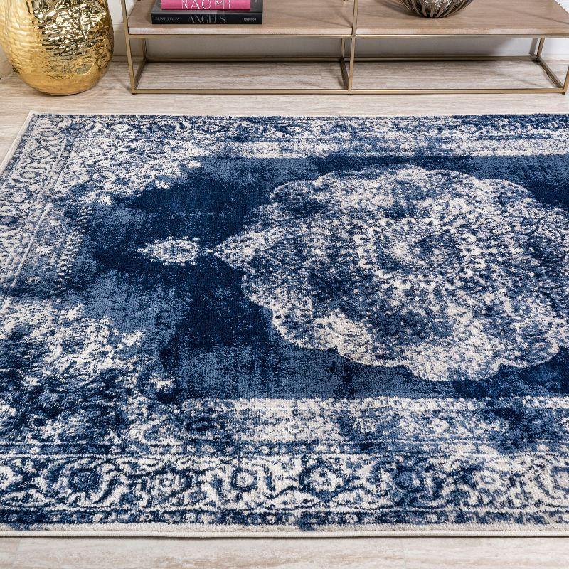 Rosalia Cottage Medallion Indoor Area Rug - JONATHAN Y