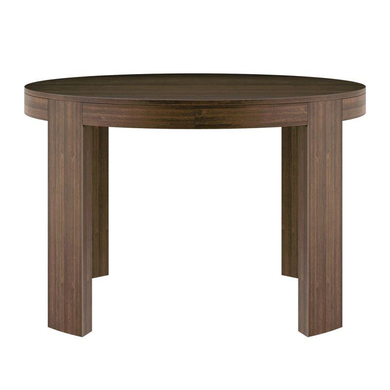 Plank+ Beam Modern Rounded Round Dining Table