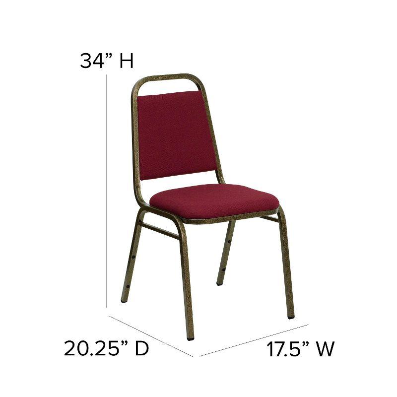 Amaya Trapezoidal Back Stacking Banquet Chair with 1.5" Thick Seat