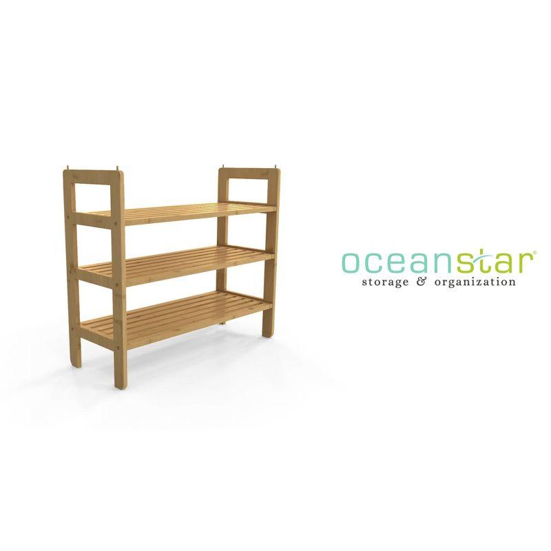 Symple Stuff 12 Pair Stackable Solid Wood Shoe Rack