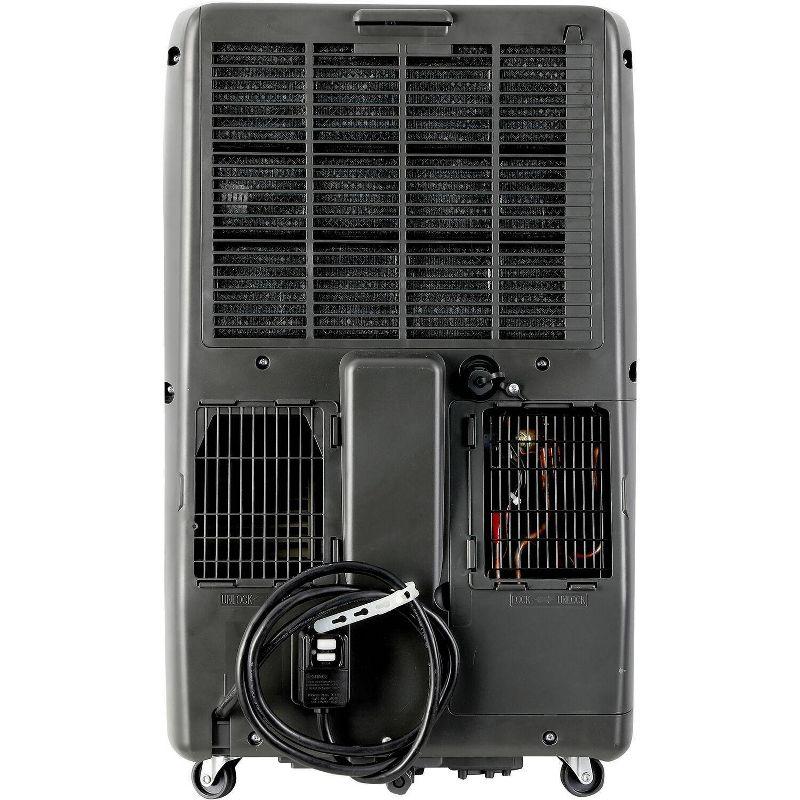 HiSense Hisense 10,000 BTU Smart Portable Inverter Air Conditioner with Quiet, High Efficiency Operation and Wi-fi Controls, AC Unit for Apartment, Living Room, Medium Rooms up to 450 Square Feet in Black