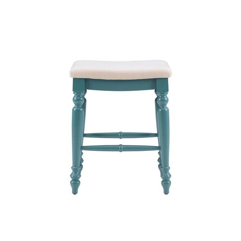 Jordyn Backless Upholstered Wood Counter & Bar Stool