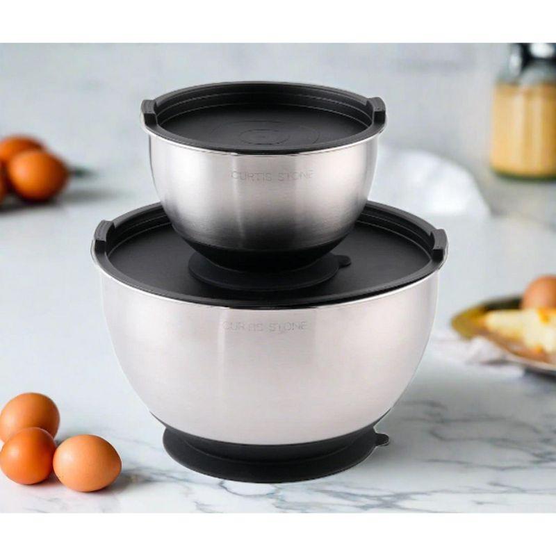 Food Prep Stainless Steel Nested Mixing Bowl Set