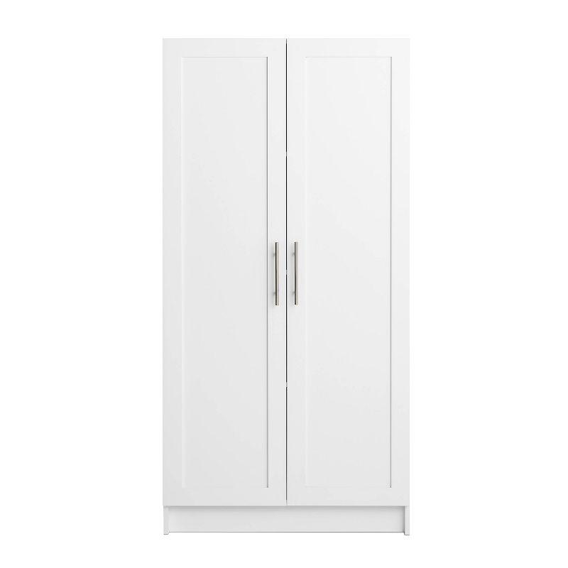 Prepac Elite 3 Shelf Accent Cabinet with Panel Doors