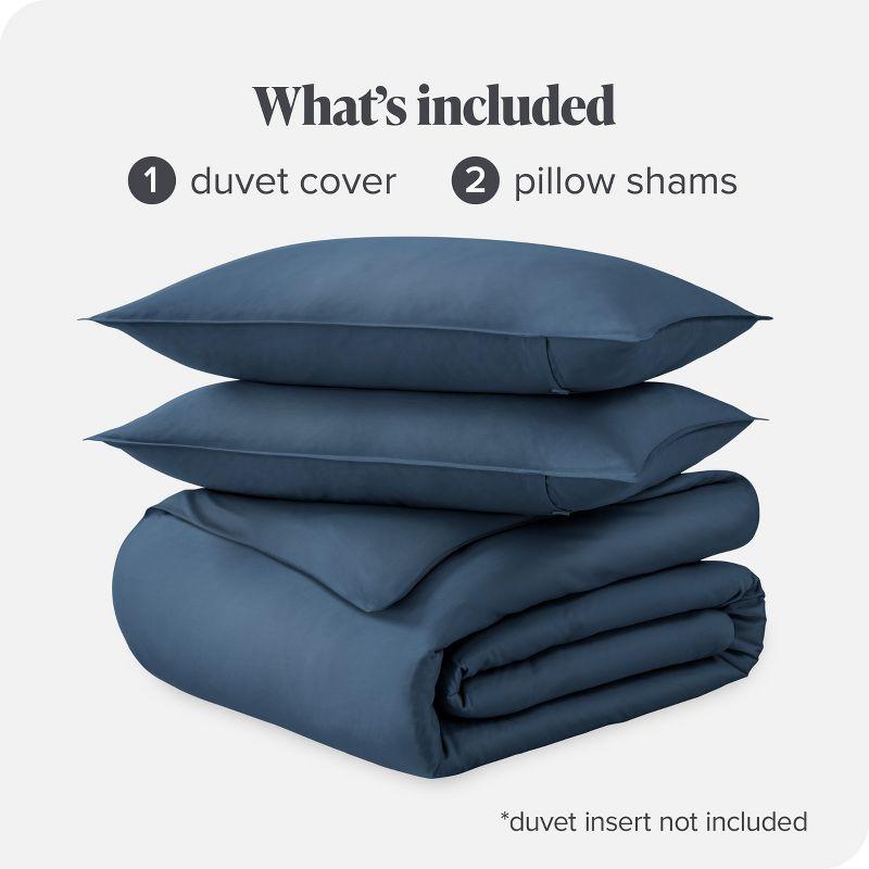 400 Thread Count Organic Cotton Sateen Duvet Cover Set