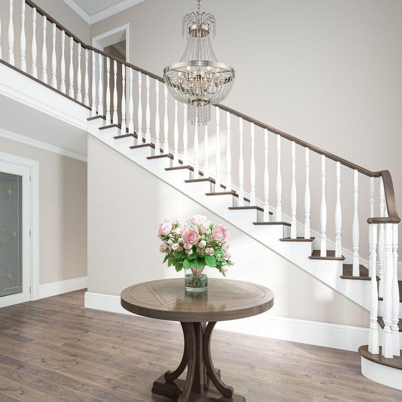 Livex Lighting Valentina 6 - Light Chandelier in  Brushed Nickel