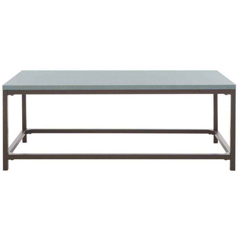 Alec Coffee Table - Barn Blue - Safavieh