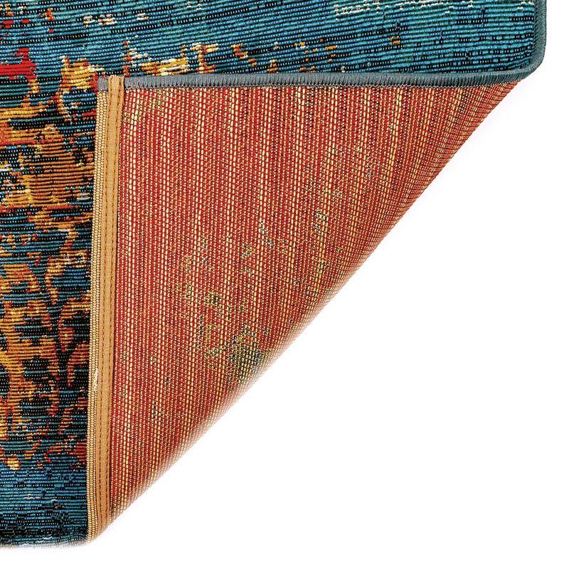 Liora Manne Marina Suzanie Indoor/Outdoor Area Rug Blue 1'11" x 7'6"