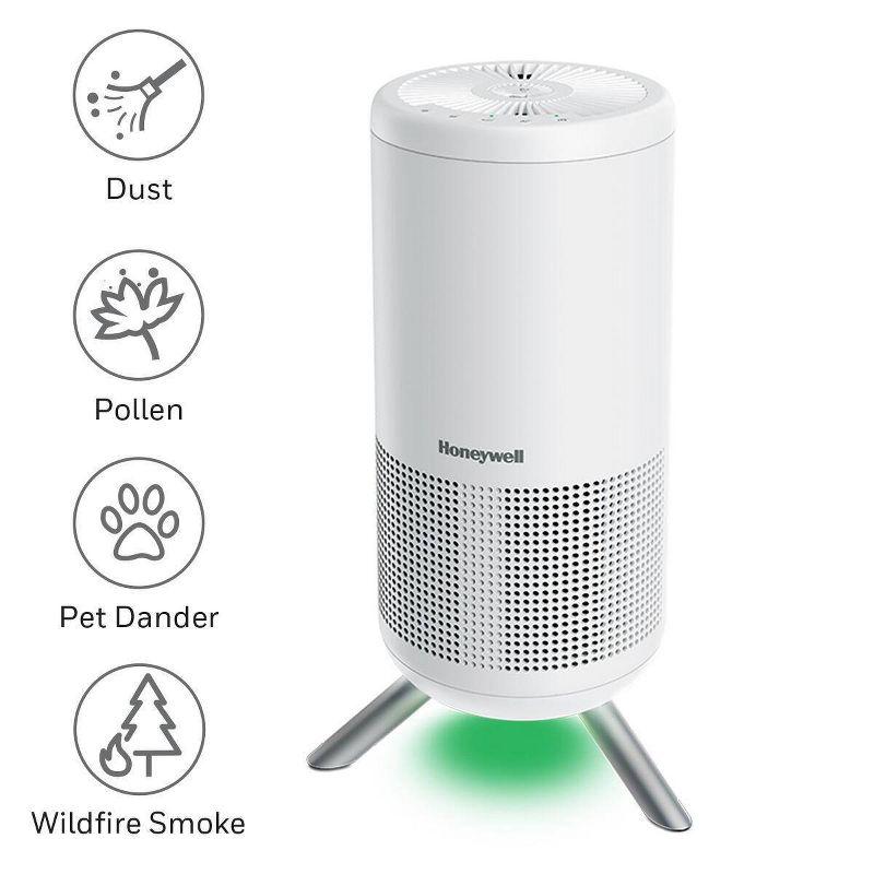 Honeywell Designer Series HEPA Tower White HPA830W: Air Purifier, 3 Settings, 100-300 sq. ft., AHAM & Energy Star Certified