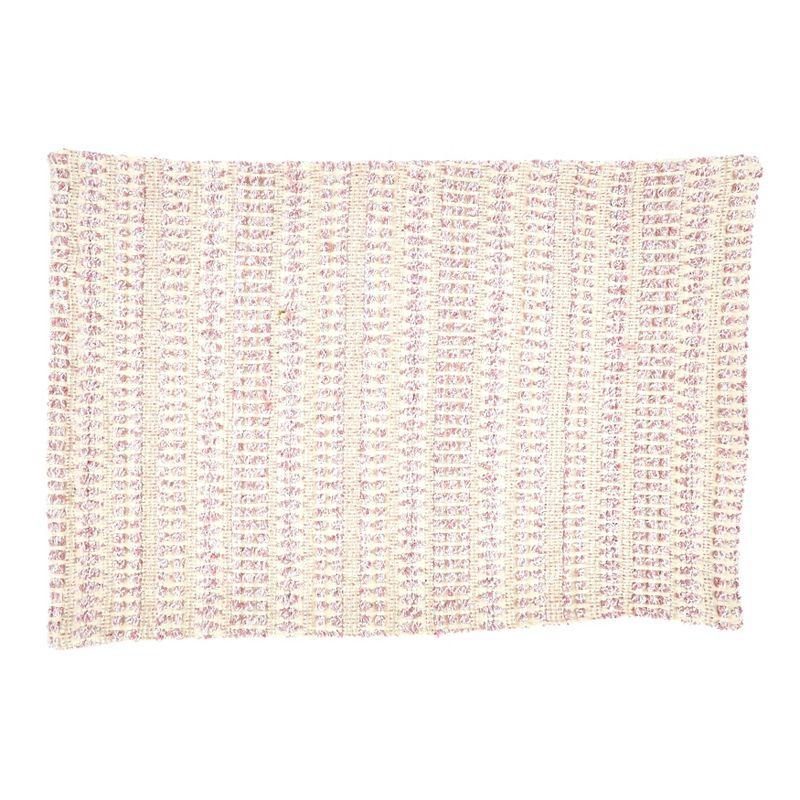 Blush and Dusty Pink Woven Fabric Placemats, Set of 4