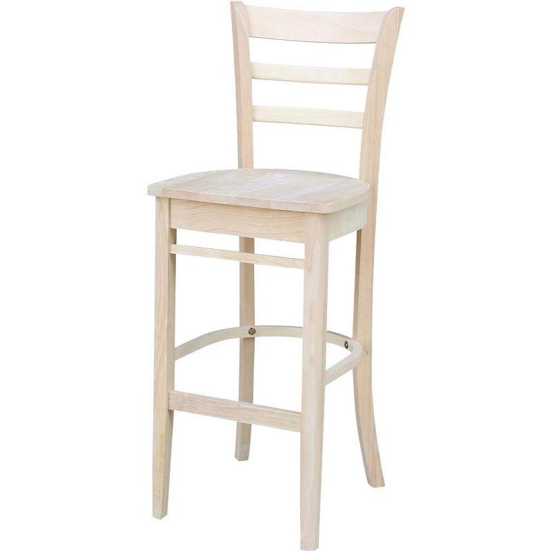 International Concepts Emily Bar Height Stool - 30 inches Seat Height