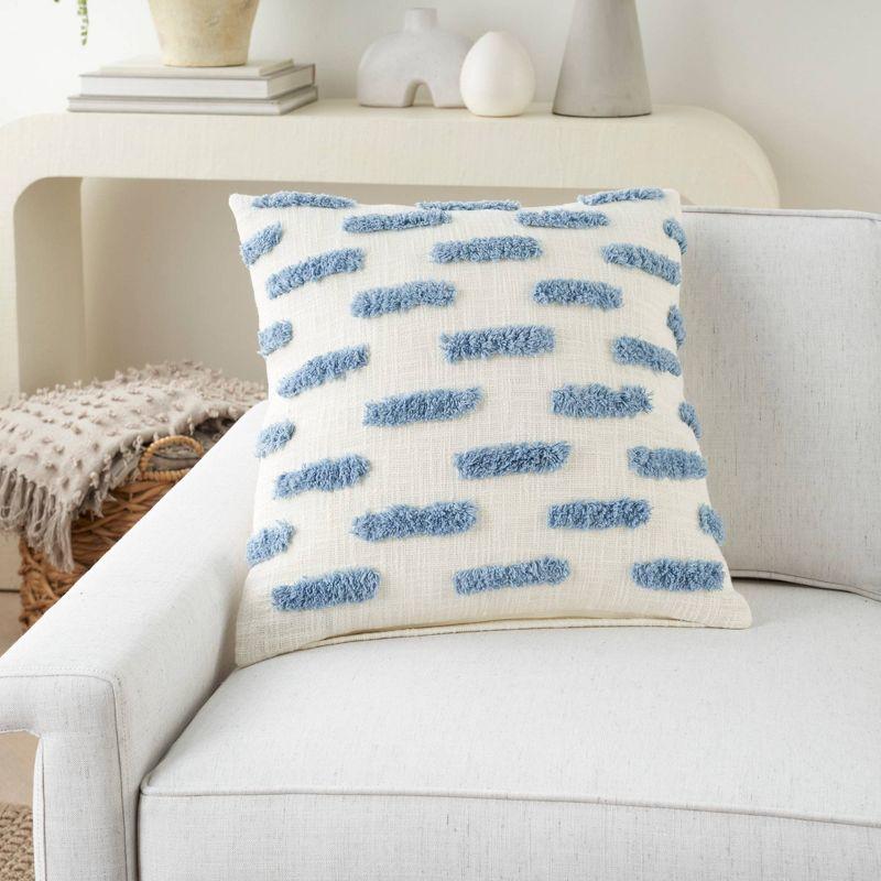 Cotton Reversible Throw Pillow