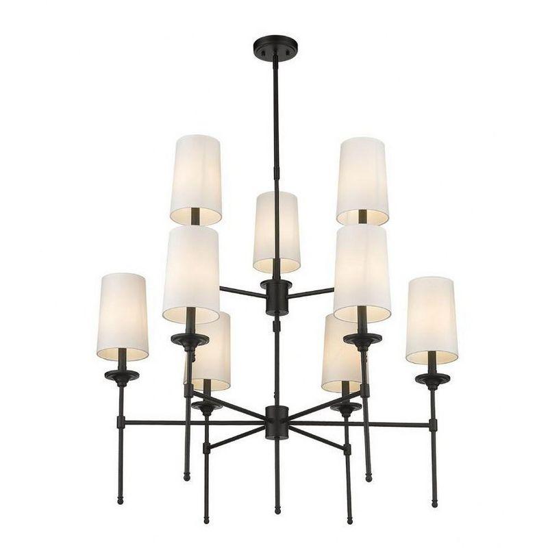 Hayse 9 - Light Dimmable Tiered Chandelier