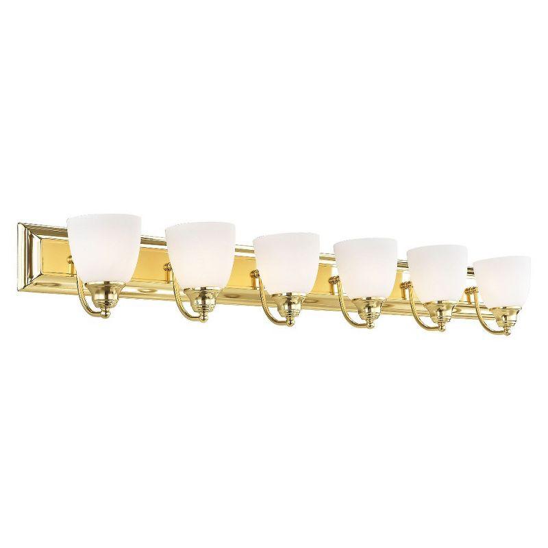 Livex Lighting Springfield 6 - Light Vanity in  Polished Brass